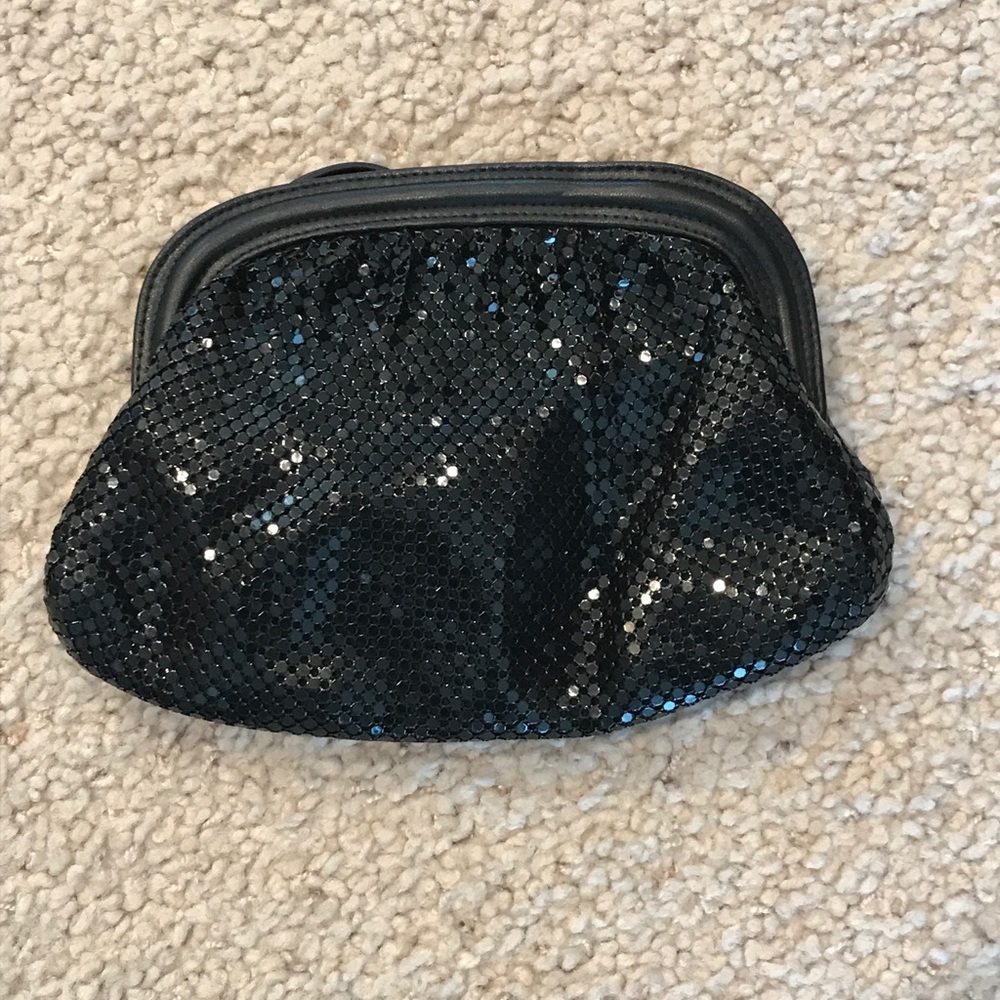 Vintage Black Sequin Purse